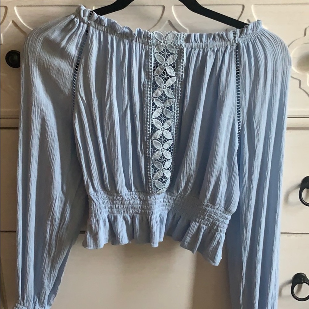 Off the shoulder crop top (worn only once)